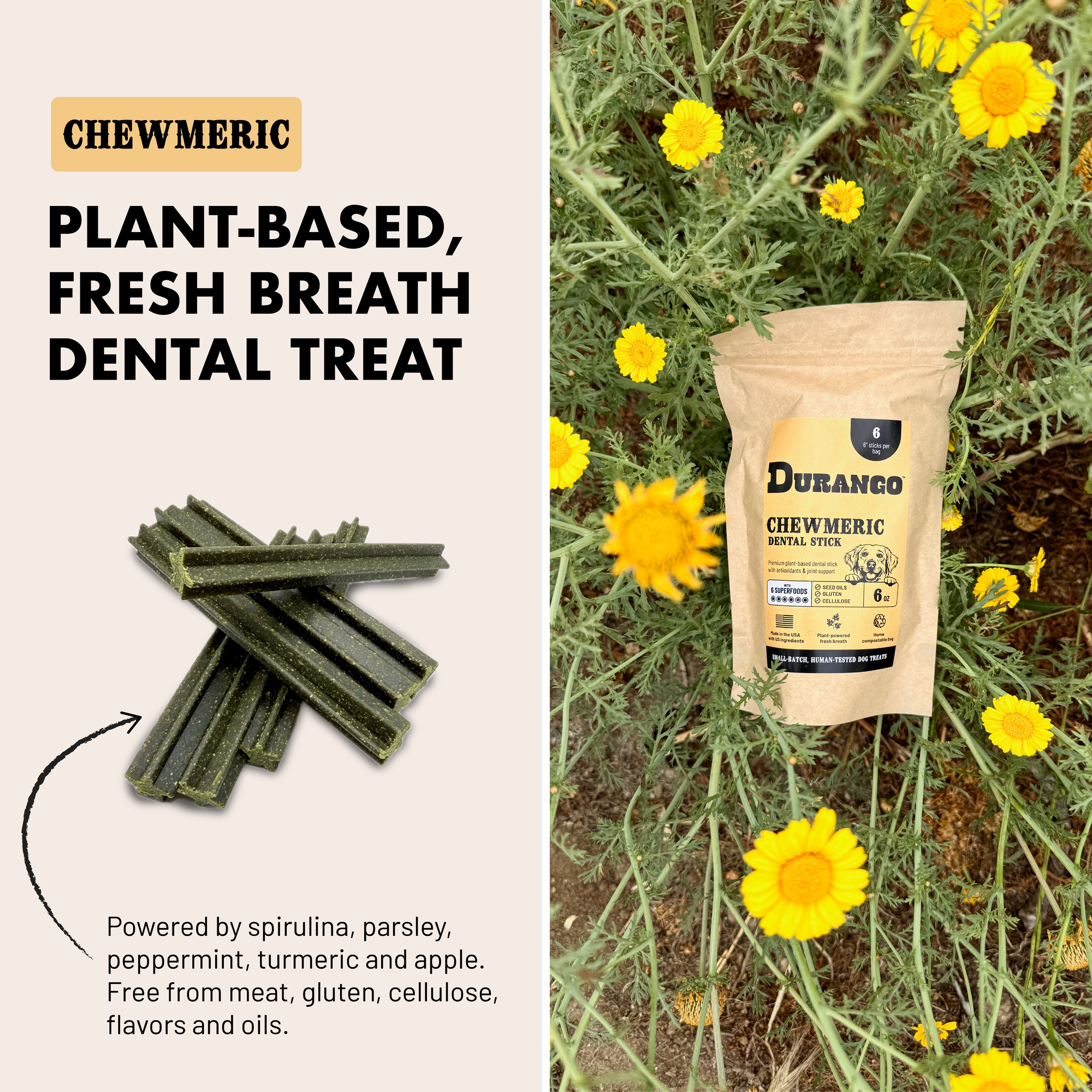 Chewmeric 6" Dental Stick